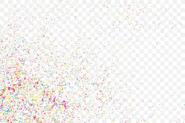 Konfeti renkli patlama.  