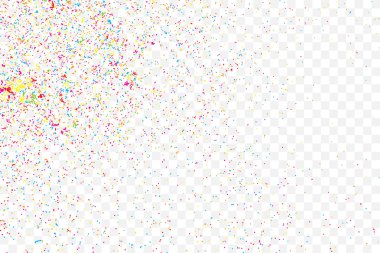 Konfeti renkli patlama.  