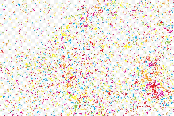 Explosion colorée de confettis . — Image vectorielle