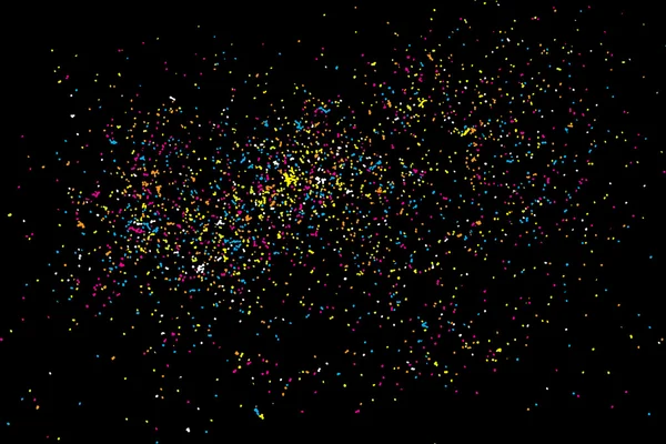 Explosion colorée de confettis . — Image vectorielle