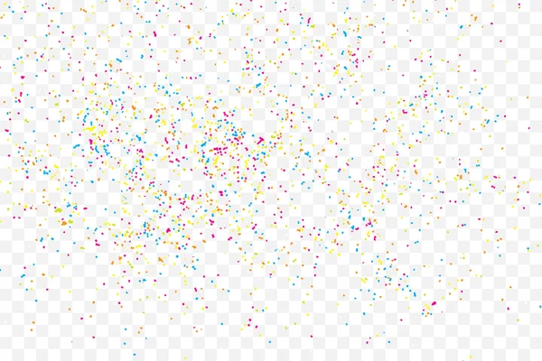 Tiny round random confetti — Stock Vector