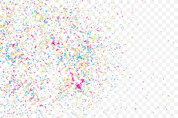 Tiny round random confetti — Stock Vector