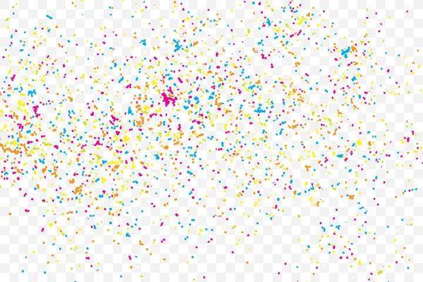 Kleine ronde willekeurige confetti — Stockvector