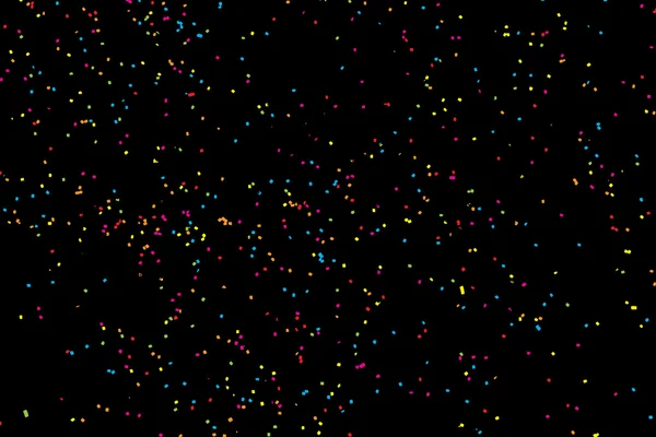 Tomber minuscule rond confettis aléatoires — Image vectorielle