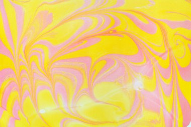 Mürekkep Ebru doku.  