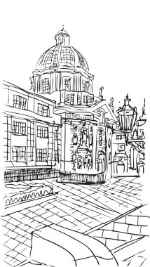 Prag şehir, Çek Cumhuriyeti.  