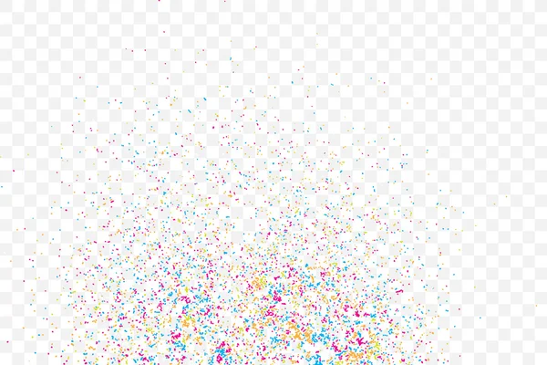 Kleine ronde willekeurige confetti achtergrond — Stockvector