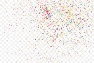 Konfeti renkli patlama.  