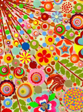 Bahar arka plan ile çiçek çiçek 