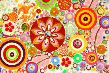 soyut hayali çiçek arka plan,  