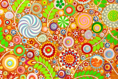  Gül ve çeşitli çiçekler Altın Sanat