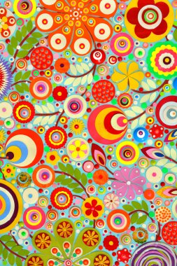 Bahar arka plan ile çiçek çiçek. 