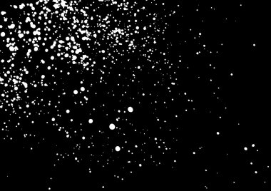 Kar taklit düşen izole kar yağışı.  