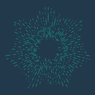 Hipster vintage sunburst. 