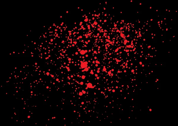 Splatter van bloed in rode kleur — Stockfoto