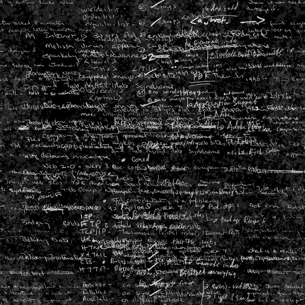 Seamless pattern with handwriting text.   