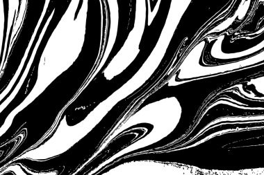 Elle çizilmiş çizim tekniği Ebru. 