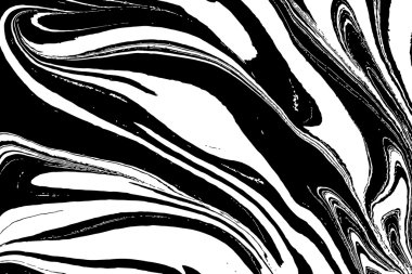 Elle çizilmiş çizim tekniği Ebru.  