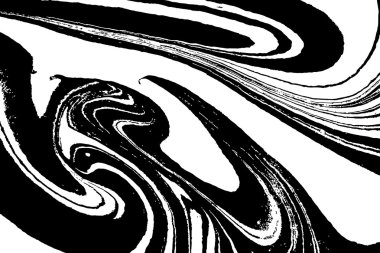 Elle çizilmiş çizim tekniği Ebru. 