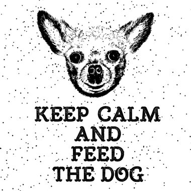 Sakin ol ve köpeği besle.. 