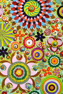 Çiçeklerin soyut arkaplanı.  