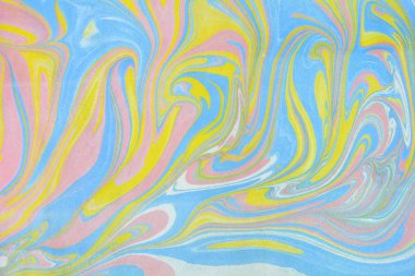 Mürekkep Ebru doku. 