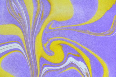 Soyut ebru dalgaları ile yaratıcı arka plan.  