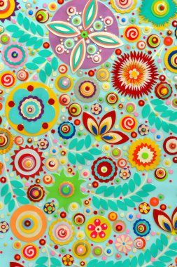 Bahar arka plan ile çiçek çiçek. 