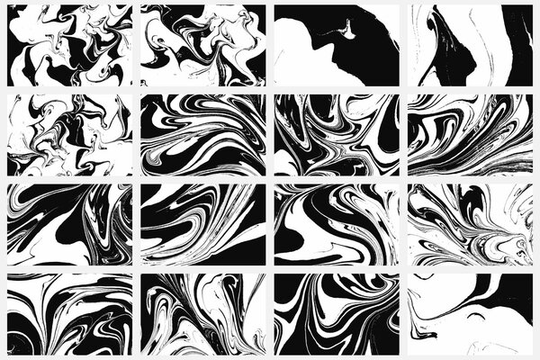 Set of abstract backgrounds. 