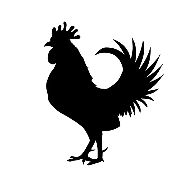 Rooster or cock symbol — Stock Vector