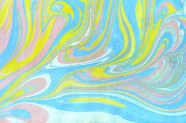 Mürekkep Ebru doku.