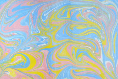 Arka plan. Mürekkep Ebru doku.