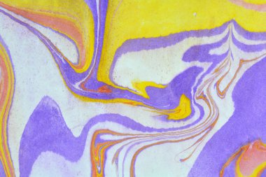 Mürekkep Ebru doku.