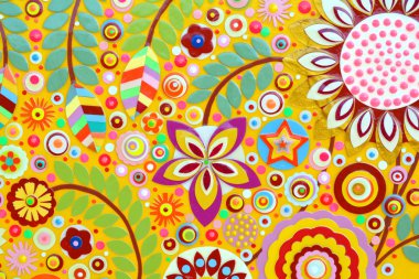 Çiçeklerin soyut arkaplanı.