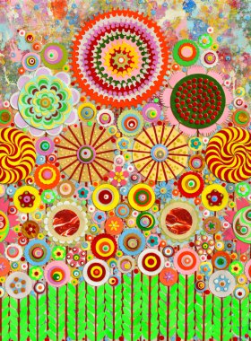 soyut hayali çiçek arka plan