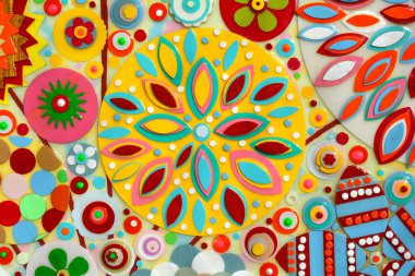 Bahar arka plan ile çiçek çiçek.