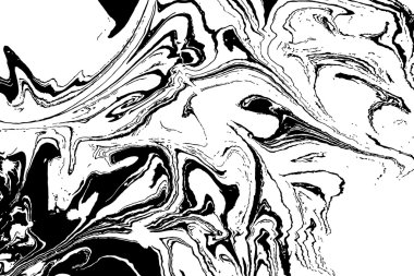 Elle çizilmiş çizim tekniği Ebru.