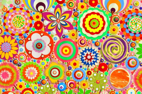 Çiçekler, soyut yüzey