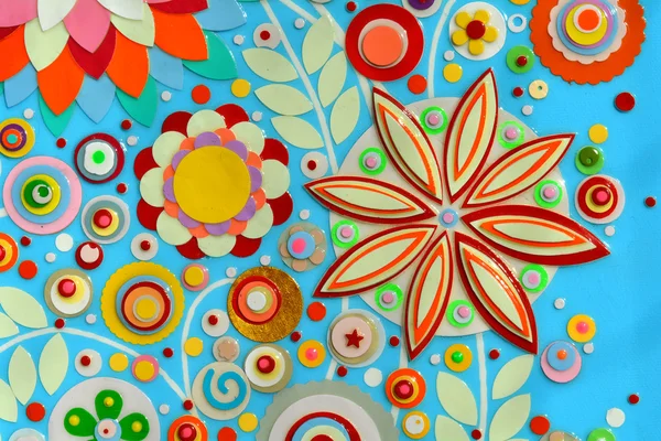 Abstrakte farbige Acrylmalerei auf Leinwand — Stockfoto