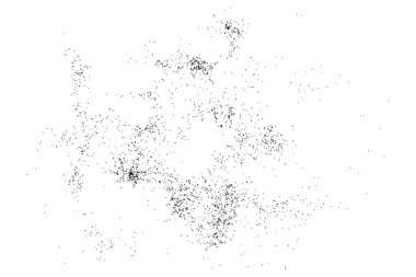 İzole soyut grenli doku 