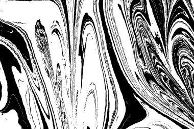   Geleneksel Türk Ebru tekniği. 