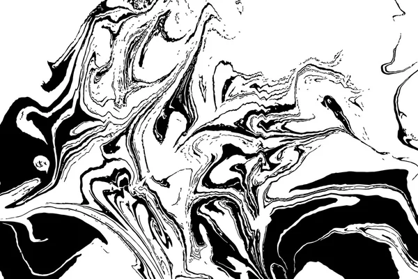 Mistura de uma pintura branca e preta, close-up . — Fotografia de Stock