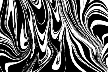 siyah ve beyaz boya karışımı