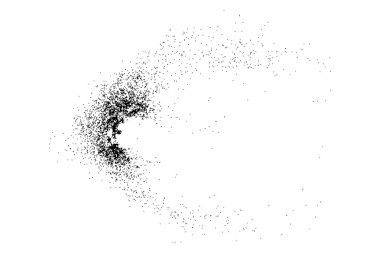 İzole soyut grenli doku 