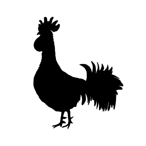Gallo o gallo símbolo — Archivo Imágenes Vectoriales