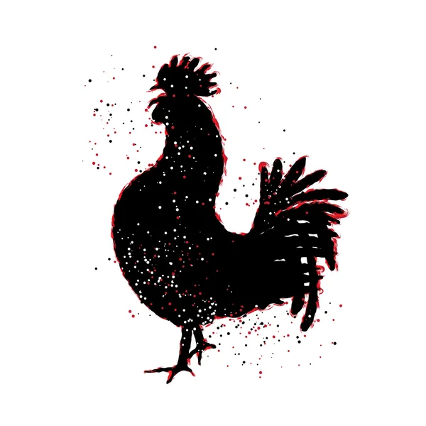 Tahun baru dari simbol Rooster . — Stok Foto
