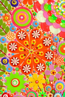 Bahar arka plan ile çiçek çiçek. 