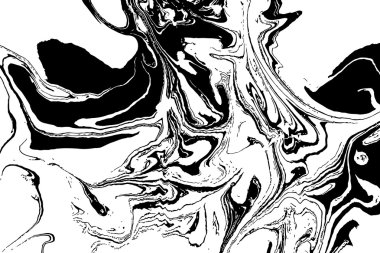   siyah ve beyaz boya karışımı 