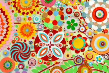 Bahar arka plan ile çiçek çiçek 