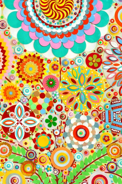 Bahar arka plan ile çiçek çiçek. 